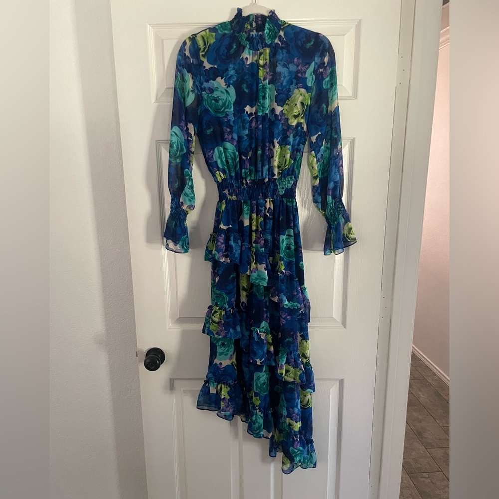 MISA Los Angeles Rania Dress In Blue Maxi - Picture 3 of 13